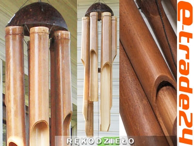 Dzwonek Bambusowy Gong wietrzny - BAMBUS 40/90cm GII