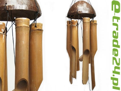 Dzwonek Bambusowy Gong wietrzny - BAMBUS 25/80cm