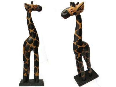 Figurka Rzeźba Żyrafy ŻYRAFA 60cm Rękodzieło