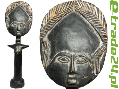 Rzeźba Drewniana Figurka Aszanti - Afryka 60cm