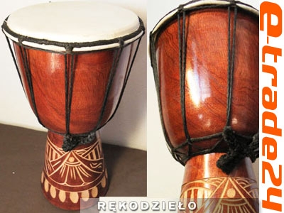 Bębenek Bongos Djembe Instrument BĘBEN Drewno 20cm 