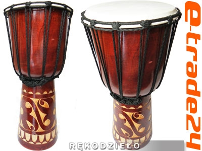 Bębenek Bongos Djembe Instrument BĘBEN Drewno 40cm