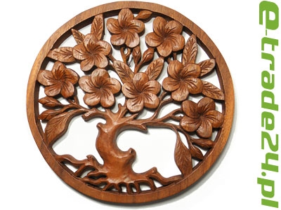 Rzeźba z Drewna DRZEWO Życia SZCZĘŚCIA Ornament 30cm