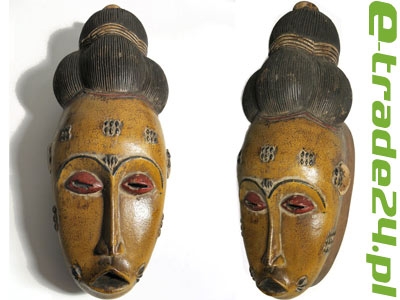 RZEŹBA Maska Etniczna Afryka 45cm - Rękodzieło