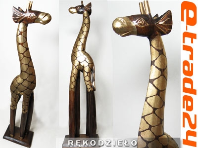 Figurka Rzeźba Żyrafy ŻYRAFA 60cm Rękodzieło